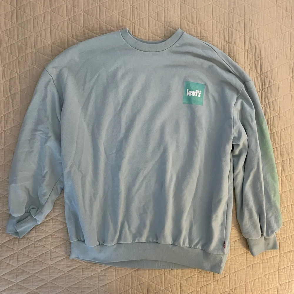 LEVI’S Vintage Oversized Graphic Print Cotton Blend Jersey Sweatshirt Size S‎